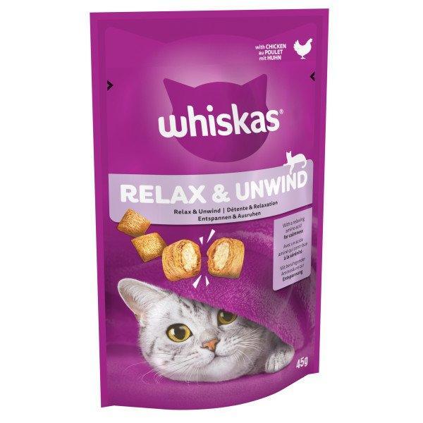 Whiskas Relax & Unwind with Chicken Cat Treat 45g | Luxury Home Accessories | Heulog Glow