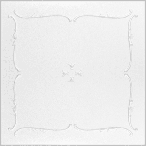 White 7: Decorative Ceiling & Wall Panels - 2m2 (21.52 sqft) - 8 Panels