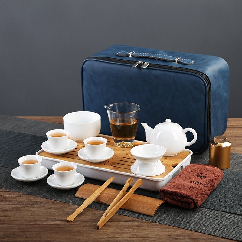White Jade Porcelain Tea Art Teaching Training Teapot | Luxury Home Accessories | Heulog Glow