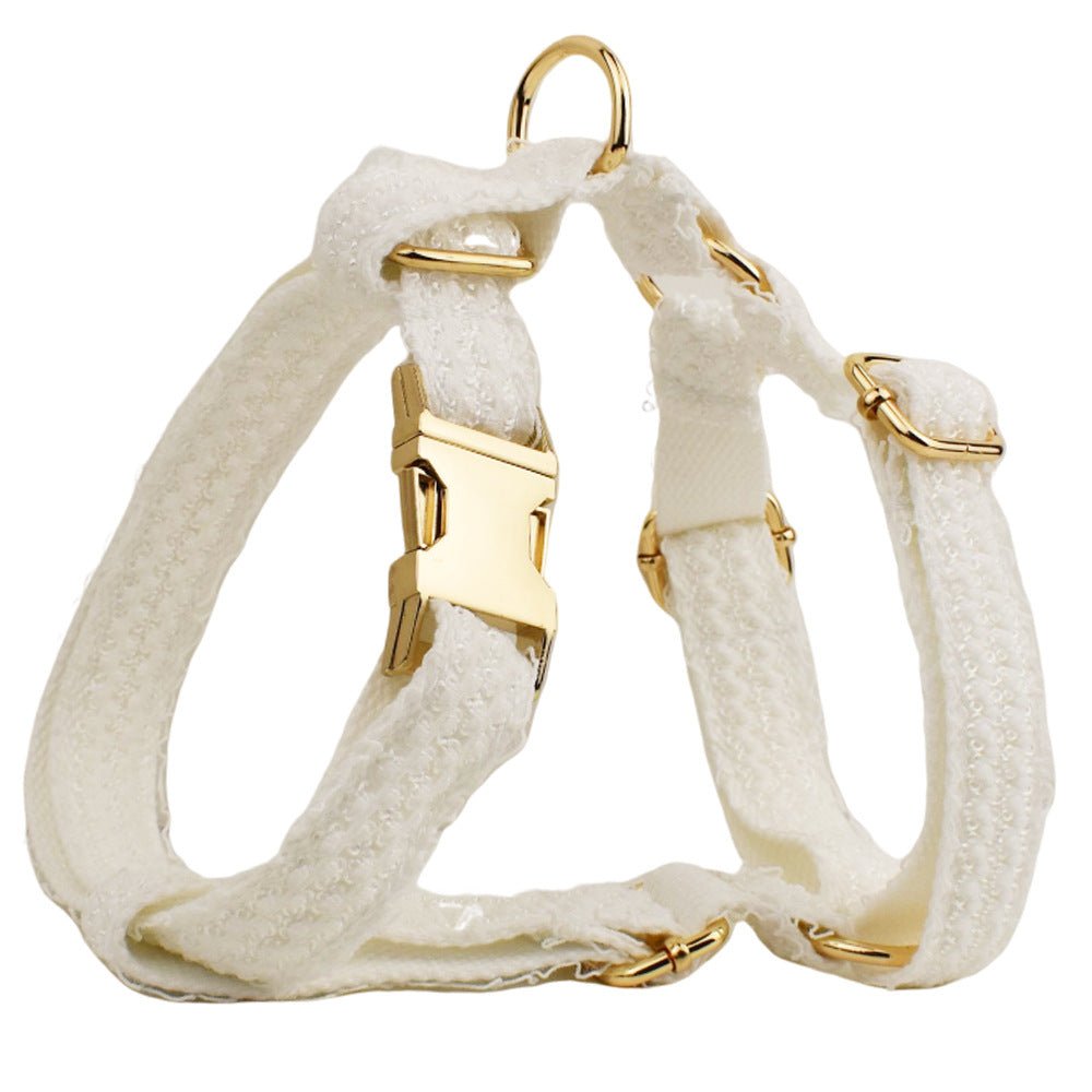 White Lace Pet Vest Dog Collar Dog Wedding Dog Leash | Luxury Home Accessories | Heulog Glow