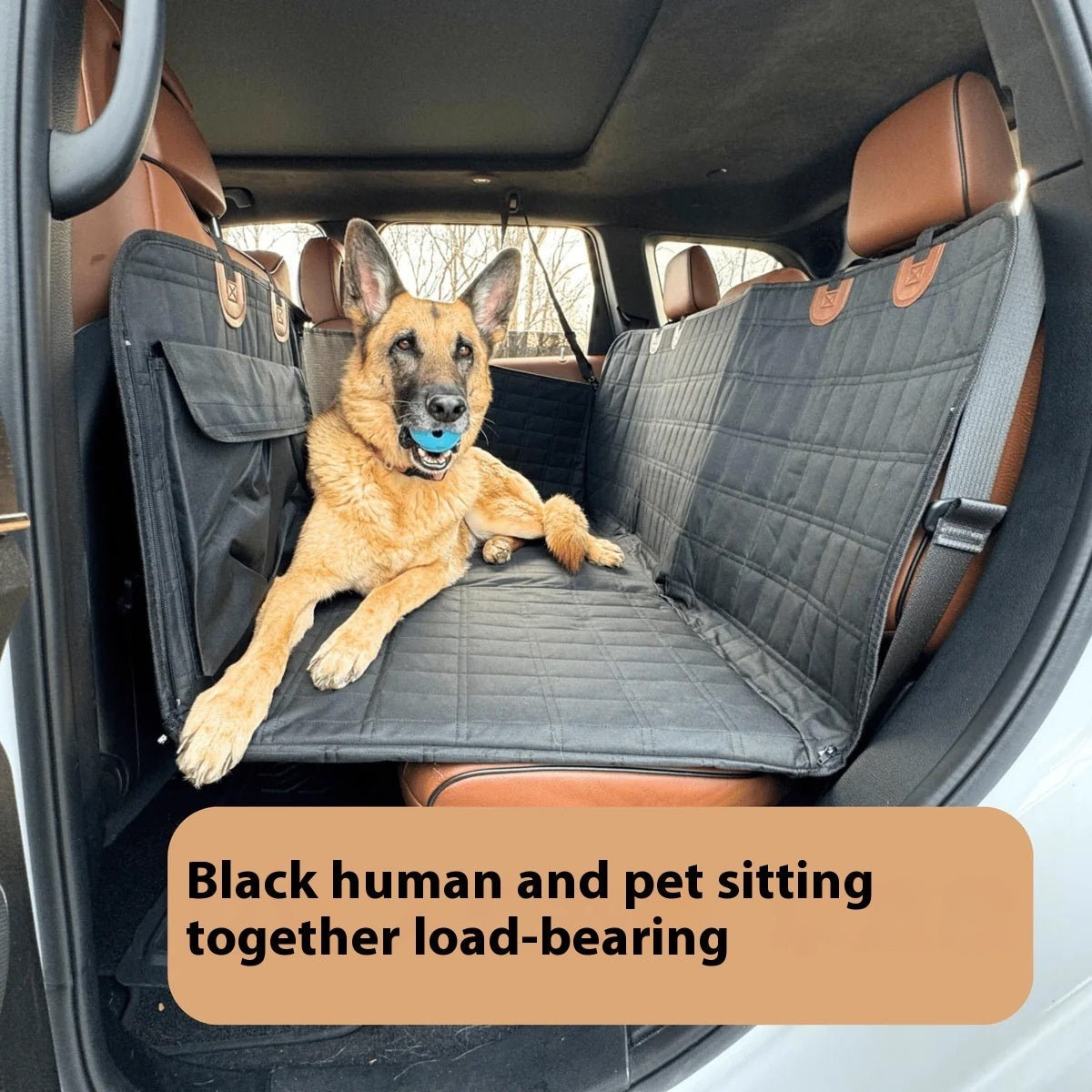 Widened Support Plate Car Dog Bed Rear Seat Pet Pad | Luxury Home Accessories | Heulog Glow