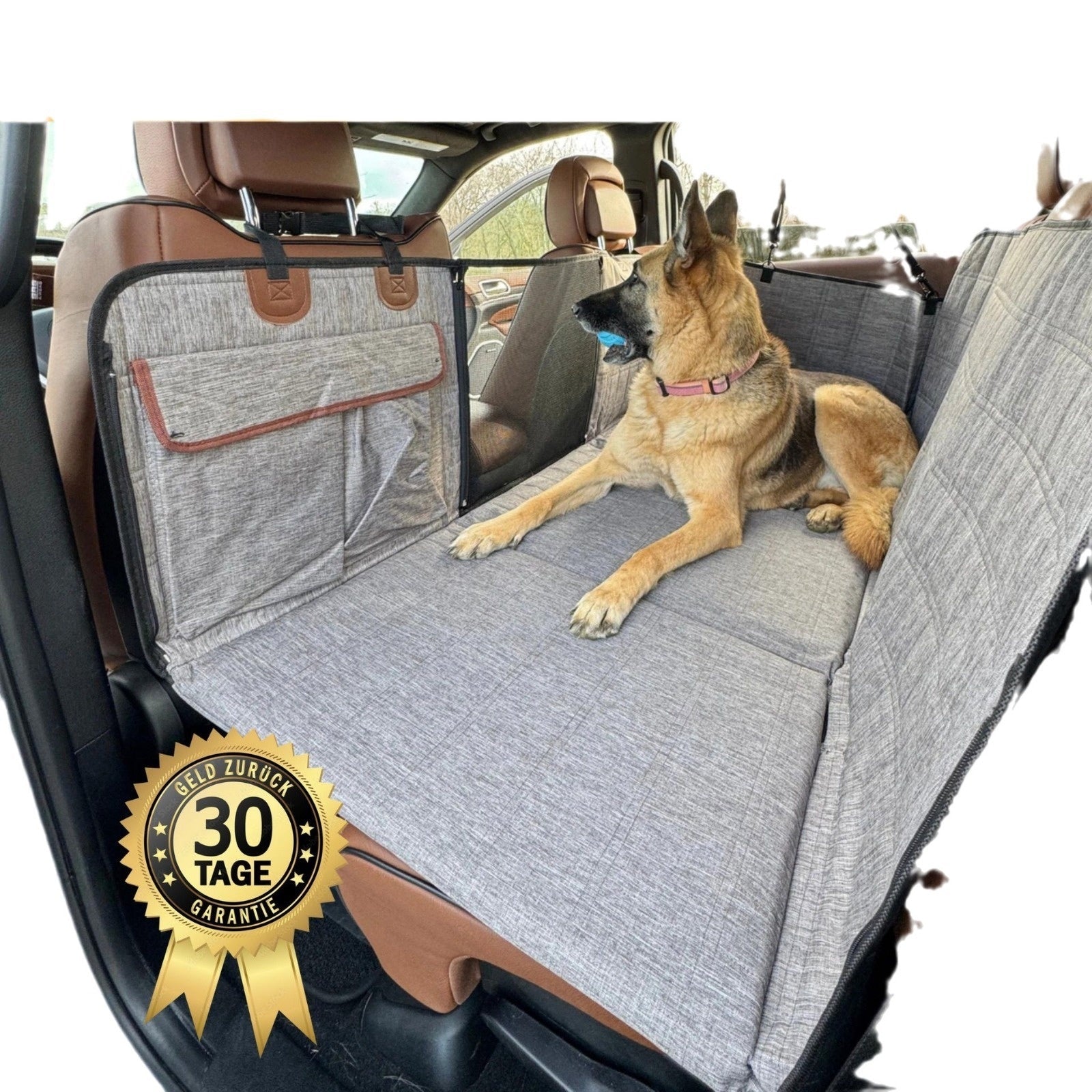 Widened Support Plate Car Dog Bed Rear Seat Pet Pad | Luxury Home Accessories | Heulog Glow