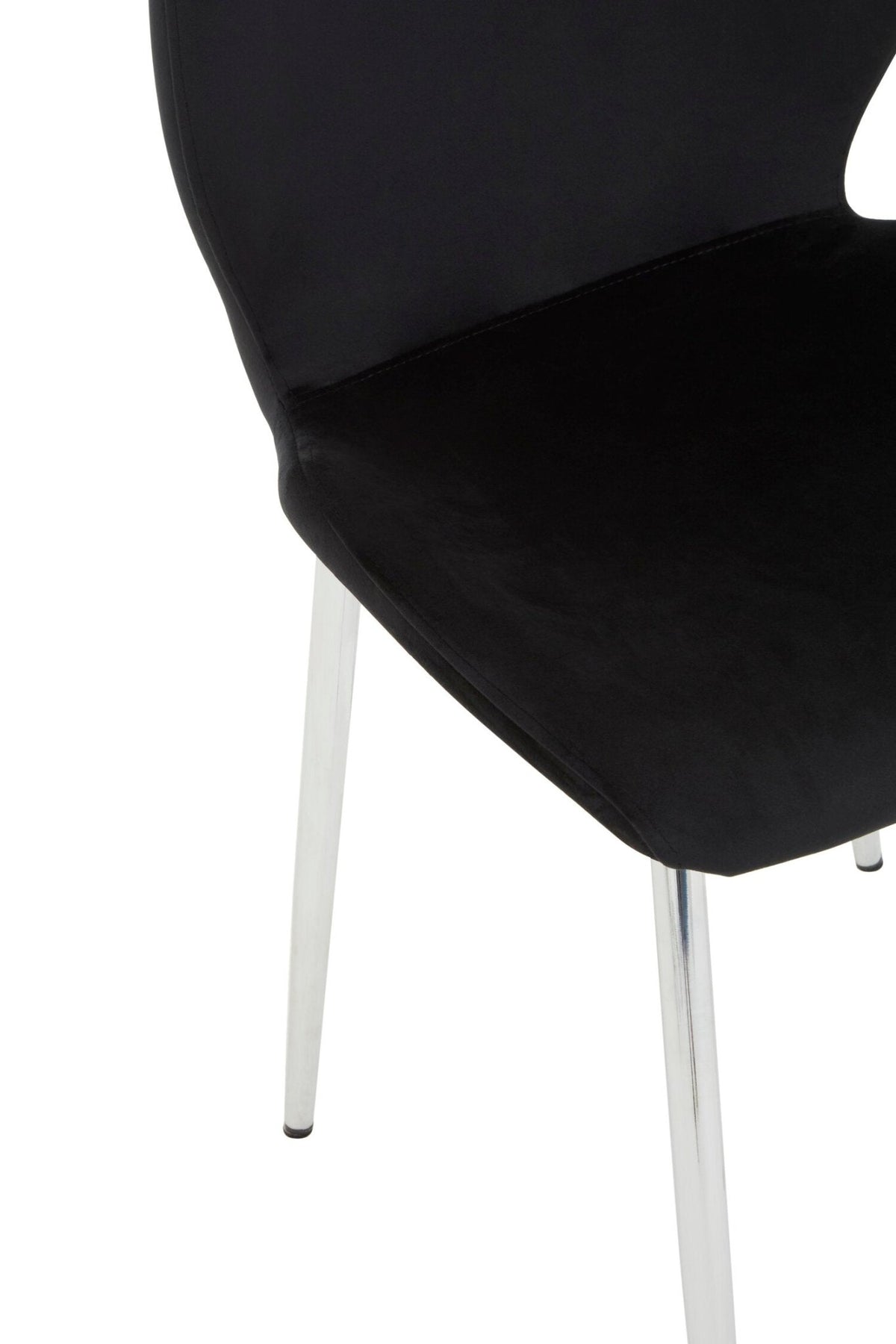 Wimslow BlackTempered Glass Dining Table with 6 Chairs | Luxury Home Accessories | Heulog Glow