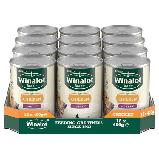 Winalot Classic with Chicken in Jelly 12 x 400g | Luxury Home Accessories | Heulog Glow