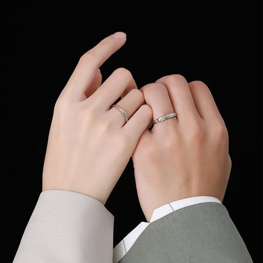 Wing Couple Ring Valentine Day Gift Fashion | Luxury Home Accessories | Heulog Glow