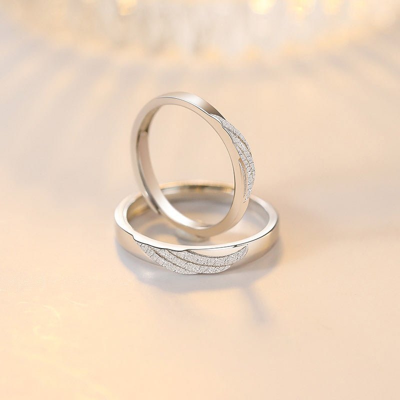 Wing Couple Ring Valentine Day Gift Fashion | Luxury Home Accessories | Heulog Glow