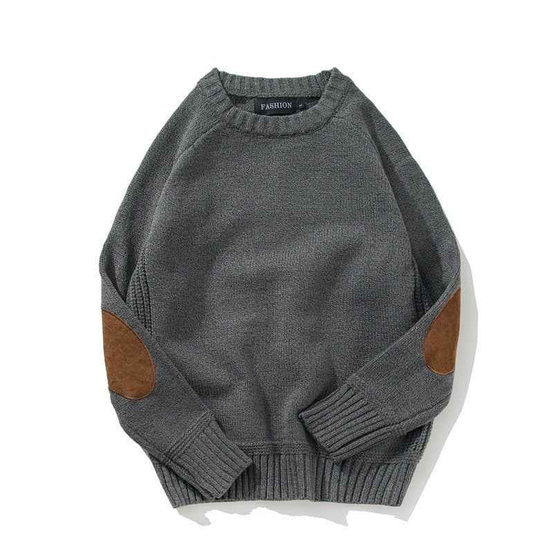 Winter crew neck patch sweater boys clothes | Luxury Home Accessories | Heulog Glow