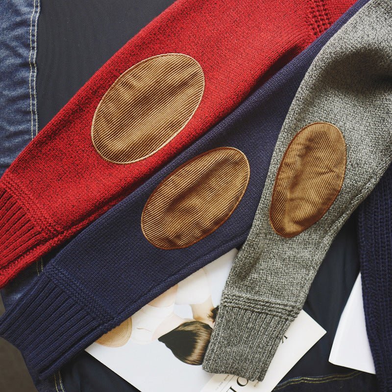 Winter crew neck patch sweater boys clothes | Luxury Home Accessories | Heulog Glow