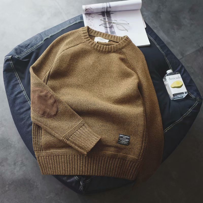 Winter crew neck patch sweater boys clothes | Luxury Home Accessories | Heulog Glow