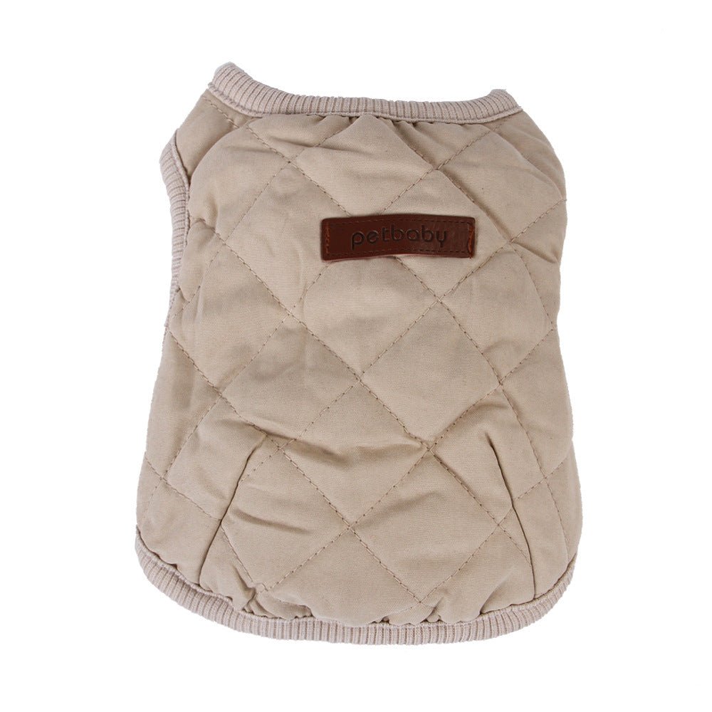 Winter Dog Plaid Brushed Pet Vest | Luxury Home Accessories | Heulog Glow