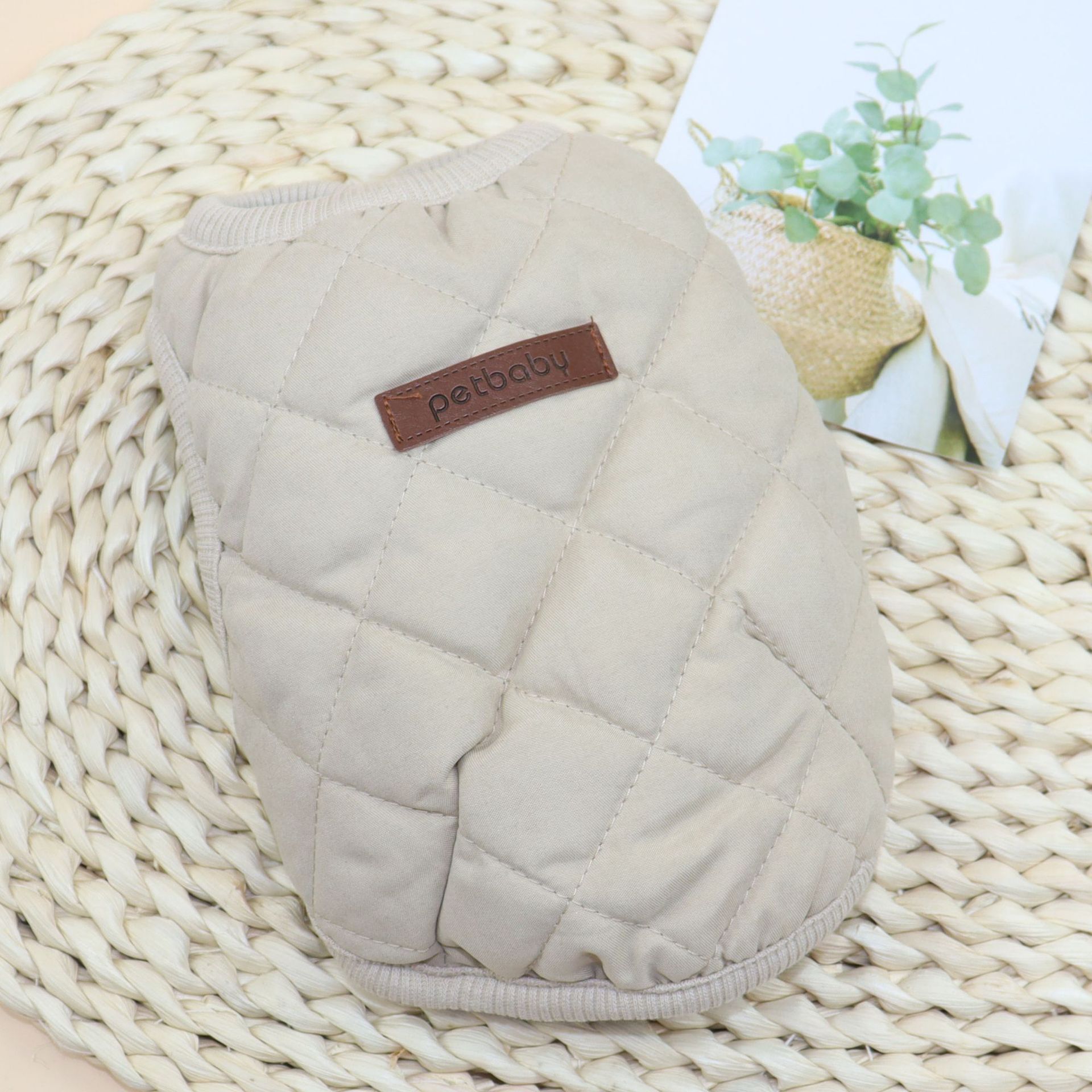 Winter Dog Plaid Brushed Pet Vest | Luxury Home Accessories | Heulog Glow