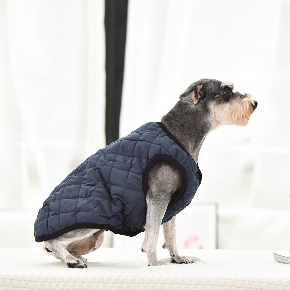 Winter Dog Plaid Brushed Pet Vest | Luxury Home Accessories | Heulog Glow