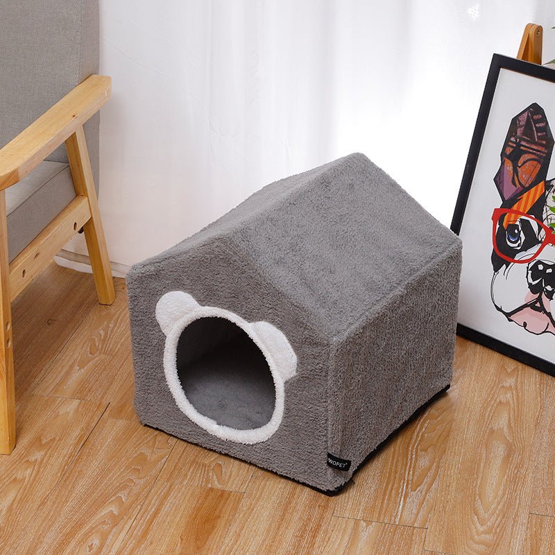 Winter Four Seasons Universal Cat Enclosed House Villa | Luxury Home Accessories | Heulog Glow