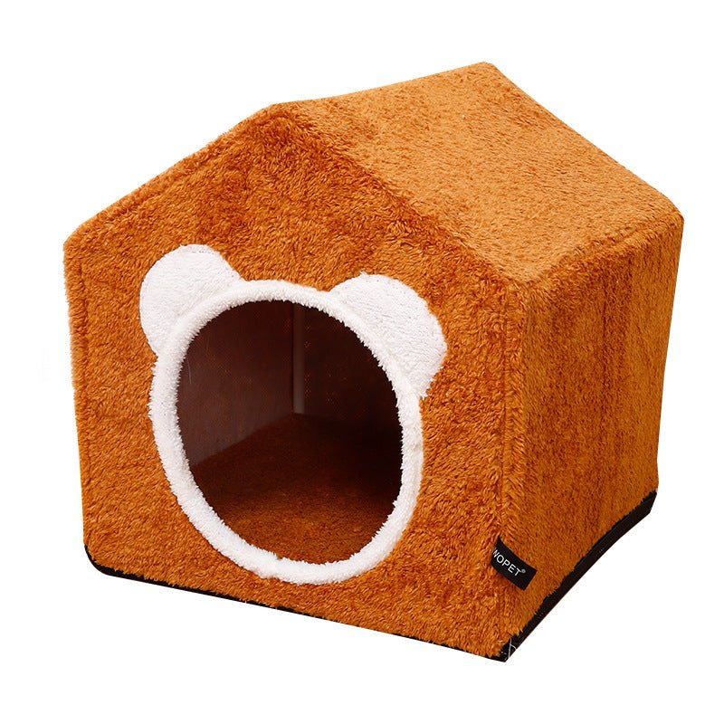 Winter Four Seasons Universal Cat Enclosed House Villa | Luxury Home Accessories | Heulog Glow