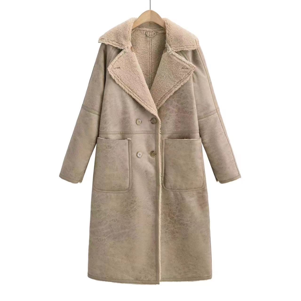 Winter Jacket With Belt Fashion Double Breasted Lapel Windbreaker Women's Long Trench Coat Mid-length Overcoat Clothing | Luxury Home Accessories | Heulog Glow