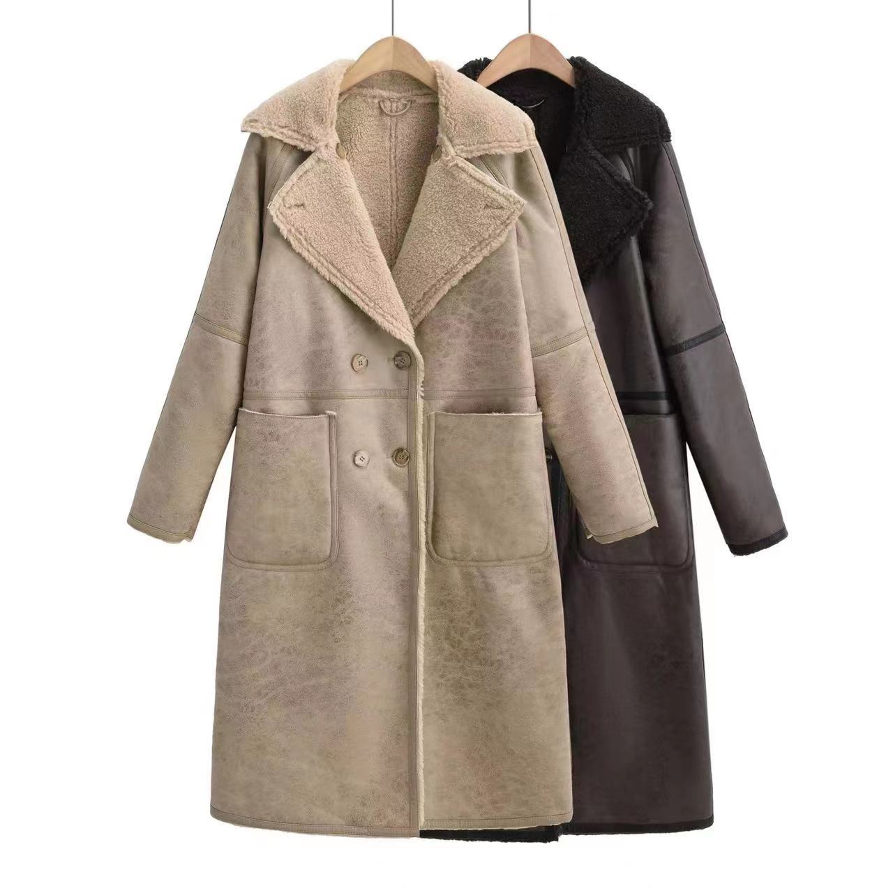 Winter Jacket With Belt Fashion Double Breasted Lapel Windbreaker Women's Long Trench Coat Mid-length Overcoat Clothing | Luxury Home Accessories | Heulog Glow