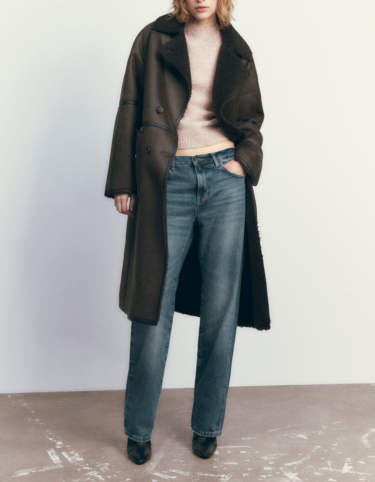 Winter Jacket With Belt Fashion Double Breasted Lapel Windbreaker Women's Long Trench Coat Mid-length Overcoat Clothing | Luxury Home Accessories | Heulog Glow