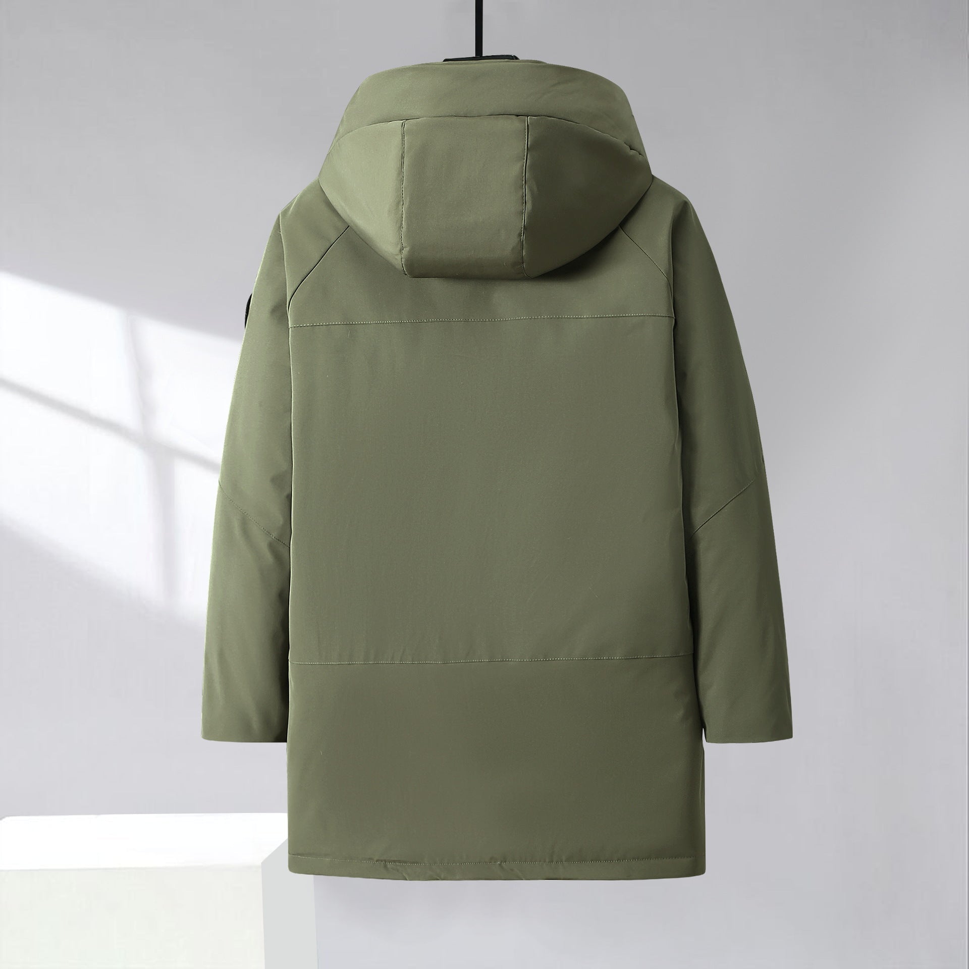 Winter Men's Cotton Coat Extra Large Size Mid-length With Hood Plus Size And Extra Thick Trendy For Big Men | Luxury Home Accessories | Heulog Glow