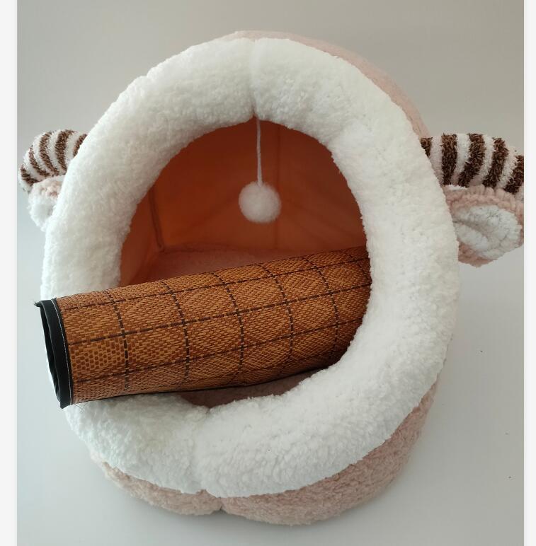 Winter pet cat house with velvet | Luxury Home Accessories | Heulog Glow