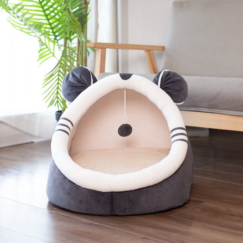 Winter pet cat house with velvet | Luxury Home Accessories | Heulog Glow