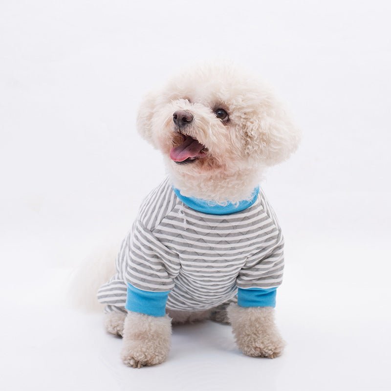 Winter Pet Dog Striped Four-legged Coat | Luxury Home Accessories | Heulog Glow