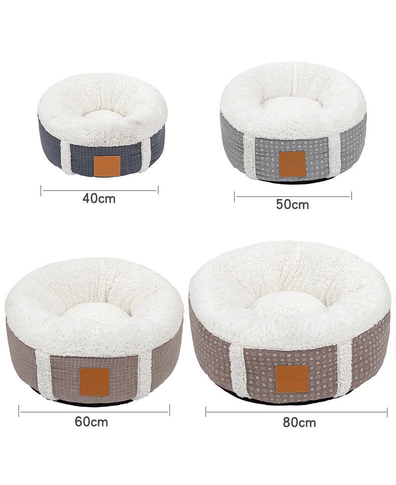 Winter Super Soft Warm Pet Bed Lamb Wool Kennel | Luxury Home Accessories | Heulog Glow