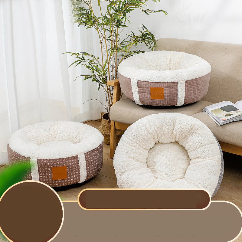 Winter Super Soft Warm Pet Bed Lamb Wool Kennel | Luxury Home Accessories | Heulog Glow