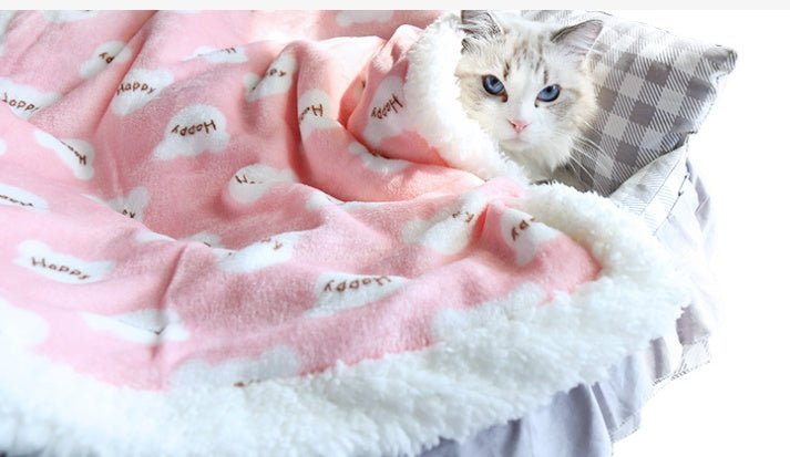 Winter Warm And Thick Flannel Pet | Luxury Home Accessories | Heulog Glow