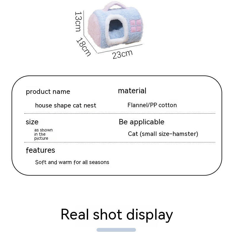 Winter Warm Closed Portable Cat Nest | Luxury Home Accessories | Heulog Glow