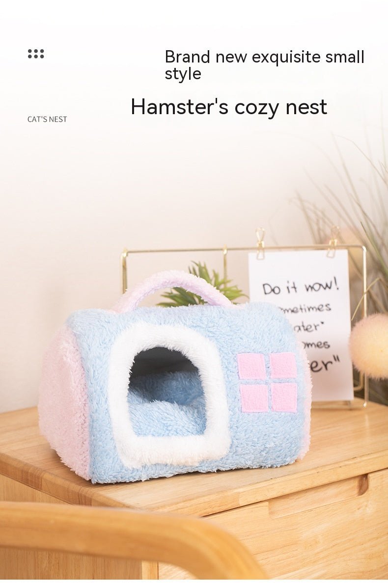Winter Warm Closed Portable Cat Nest | Luxury Home Accessories | Heulog Glow