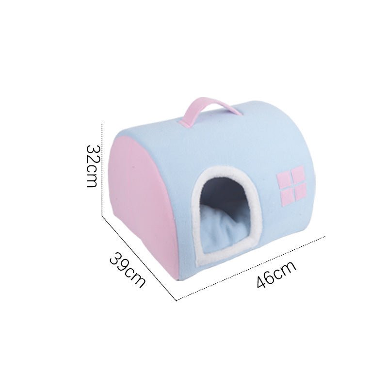 Winter Warm Closed Portable Cat Nest | Luxury Home Accessories | Heulog Glow