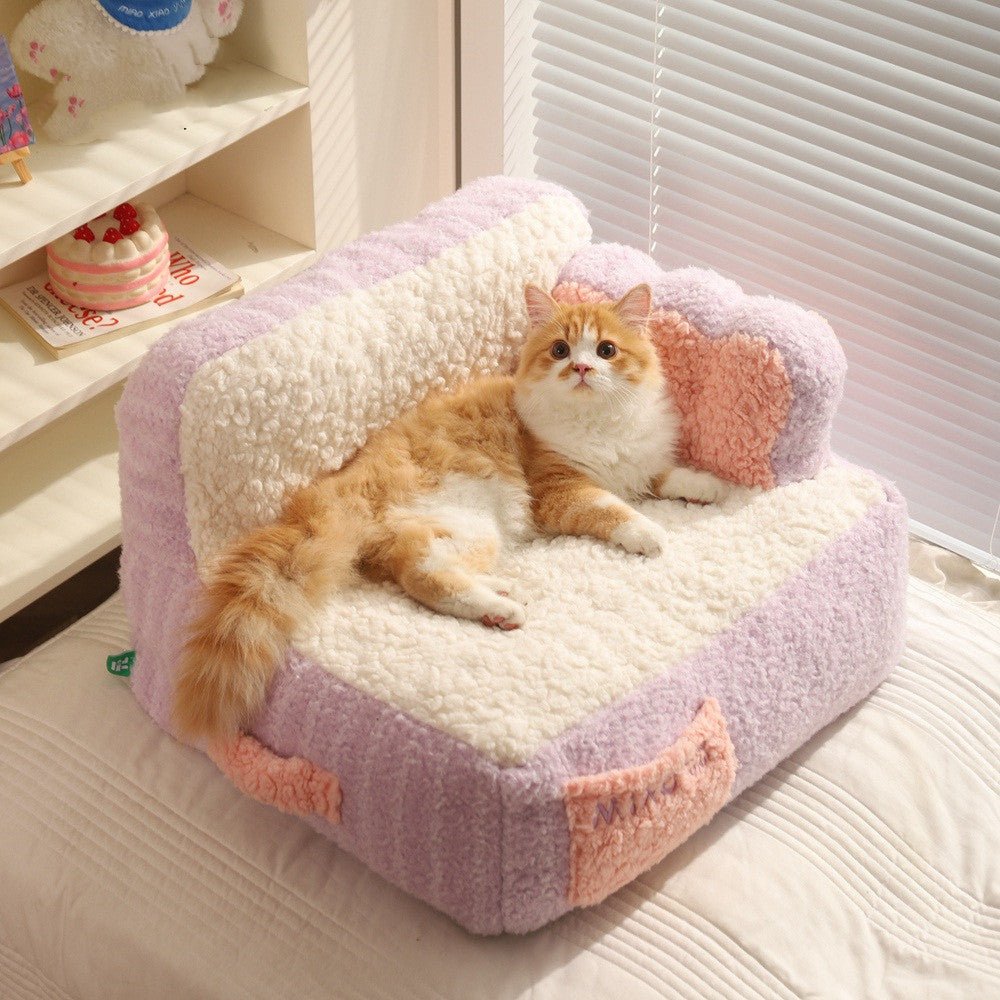 Winter Warm Removable Washable Pet Dog Cat Nest | Luxury Home Accessories | Heulog Glow