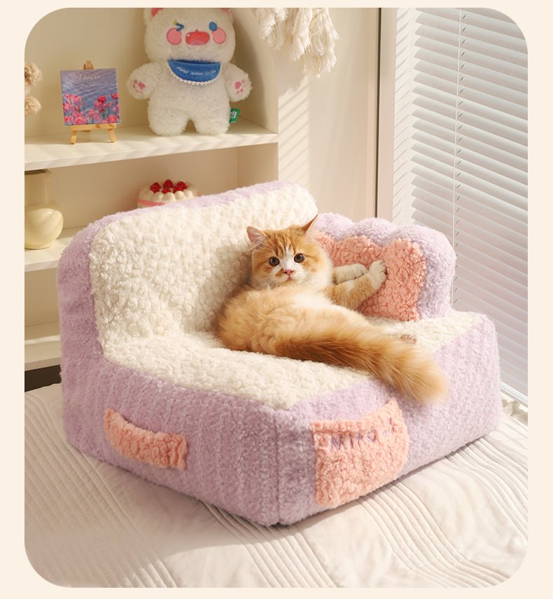 Winter Warm Removable Washable Pet Dog Cat Nest | Luxury Home Accessories | Heulog Glow