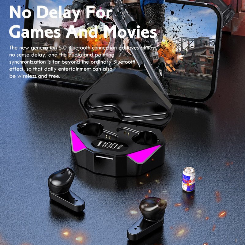 Wireless Gaming Headphones No Delay Noise Reduction Bluetooth Earphones HIFI Sound E-Sport Game Headset With Mic | Luxury Home Accessories | Heulog Glow