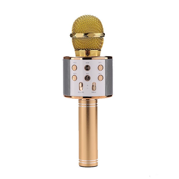 Wireless Microphone Portable Bluetooth Mini Home Ktv For Music Playing Singing Speaker Player | Luxury Home Accessories | Heulog Glow