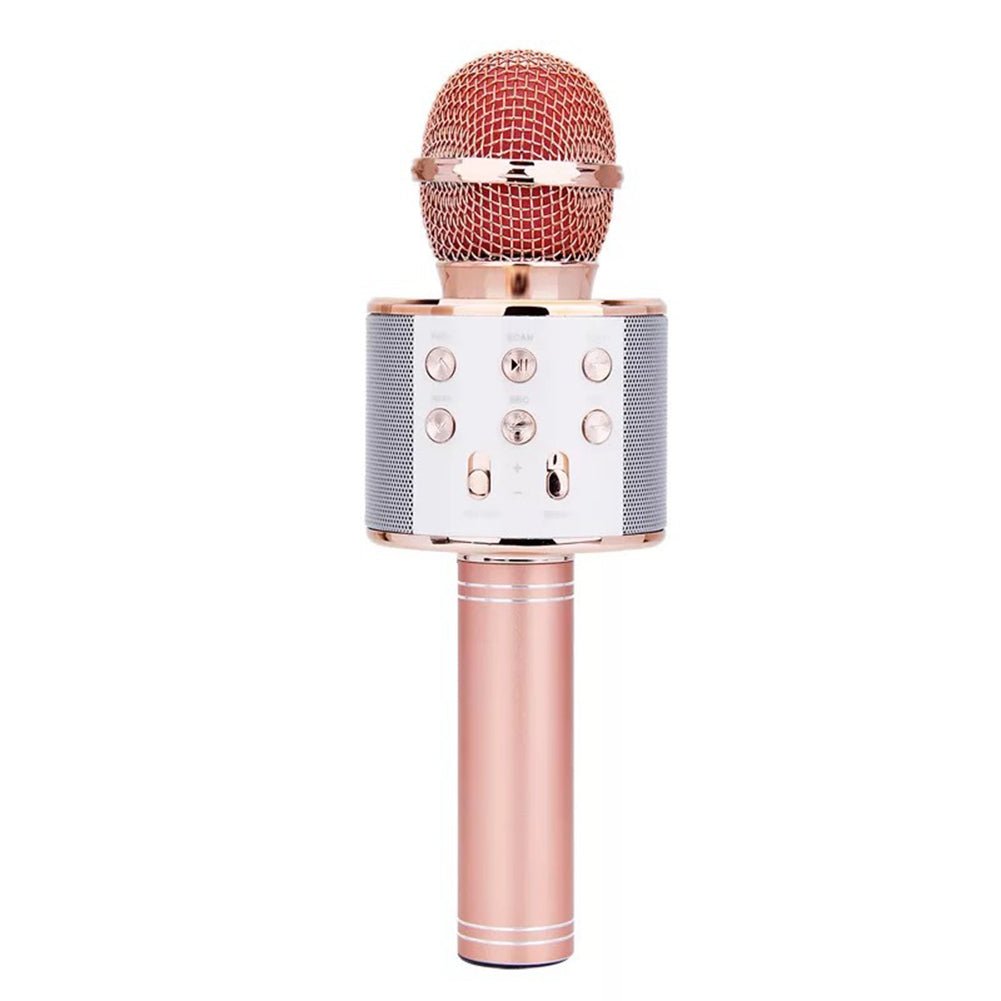 Wireless Microphone Portable Bluetooth Mini Home Ktv For Music Playing Singing Speaker Player | Luxury Home Accessories | Heulog Glow