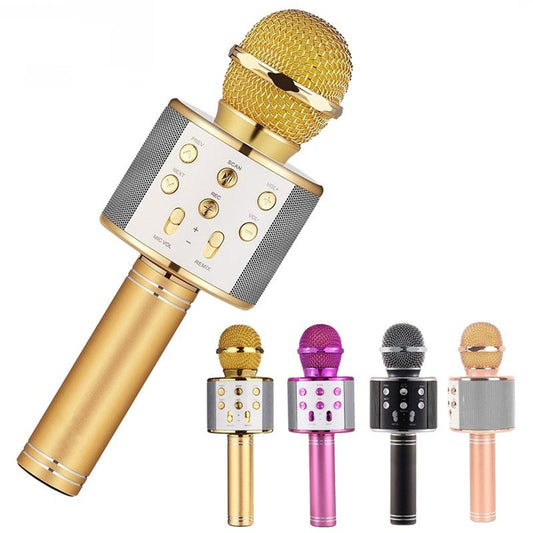 Wireless Microphone Portable Bluetooth Mini Home Ktv For Music Playing Singing Speaker Player | Luxury Home Accessories | Heulog Glow