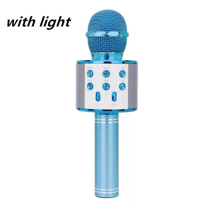 Wireless Microphone Portable Bluetooth Mini Home Ktv For Music Playing Singing Speaker Player | Luxury Home Accessories | Heulog Glow