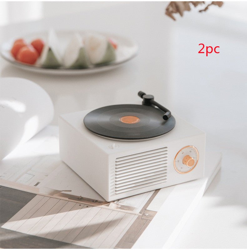 Wireless mini portable retro phonograph Bluetooth-compatible speaker | Luxury Home Accessories | Heulog Glow