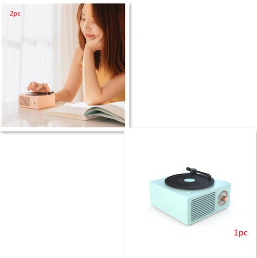 Wireless mini portable retro phonograph Bluetooth-compatible speaker | Luxury Home Accessories | Heulog Glow