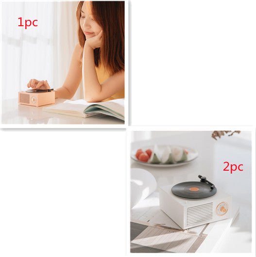Wireless mini portable retro phonograph Bluetooth-compatible speaker | Luxury Home Accessories | Heulog Glow