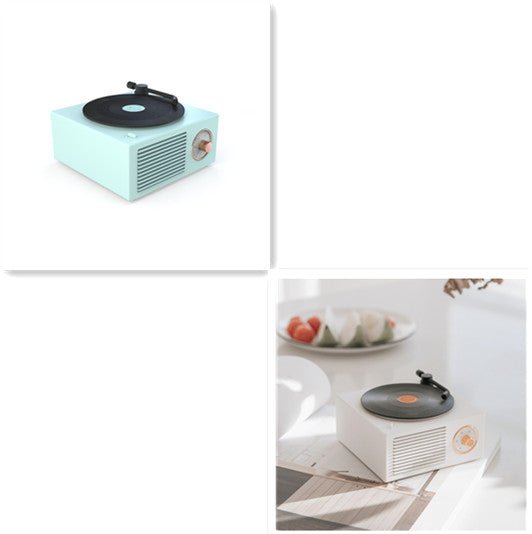 Wireless mini portable retro phonograph Bluetooth-compatible speaker | Luxury Home Accessories | Heulog Glow