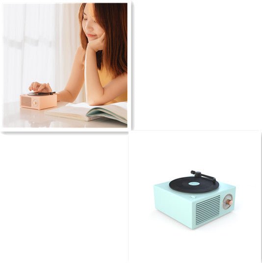 Wireless mini portable retro phonograph Bluetooth-compatible speaker | Luxury Home Accessories | Heulog Glow