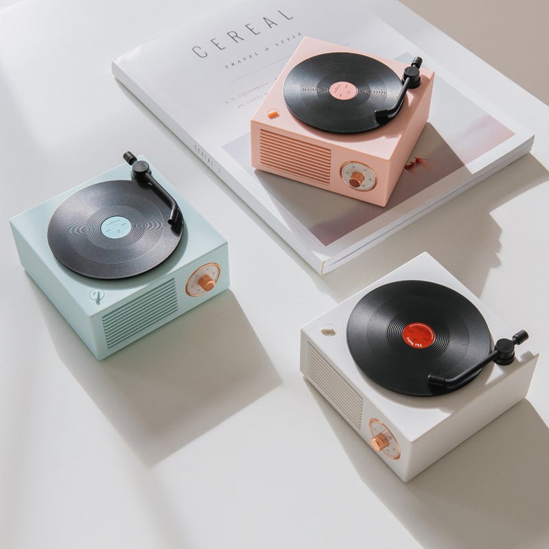Wireless mini portable retro phonograph Bluetooth-compatible speaker | Luxury Home Accessories | Heulog Glow