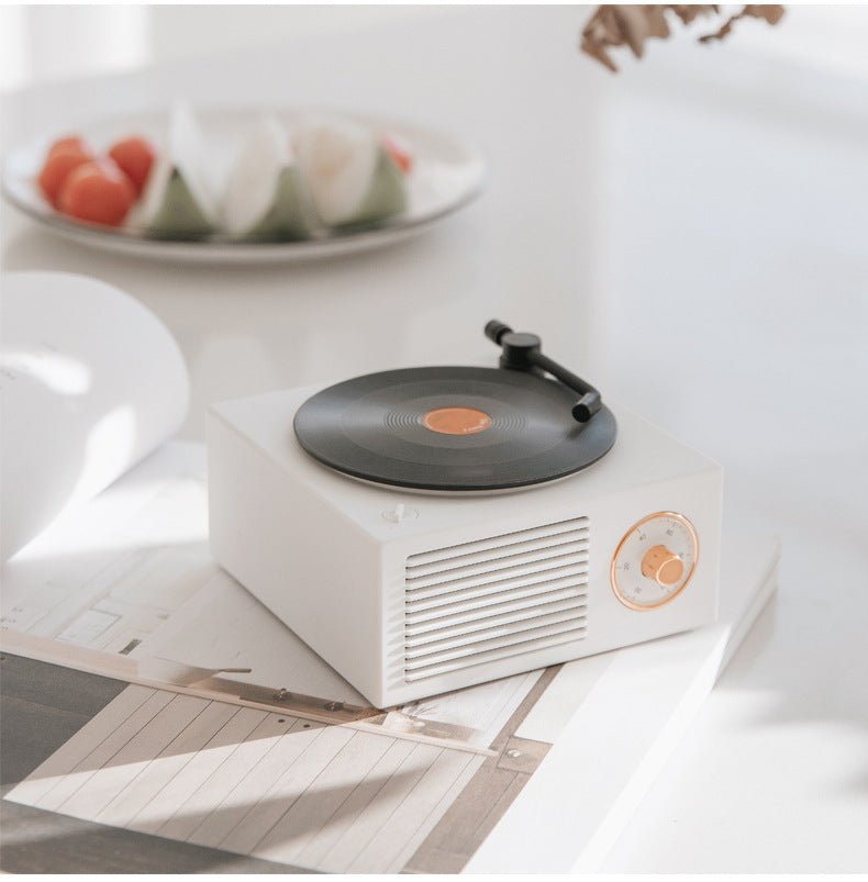 Wireless mini portable retro phonograph Bluetooth-compatible speaker | Luxury Home Accessories | Heulog Glow