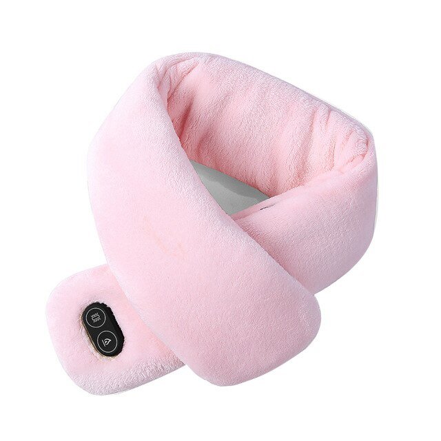 Women Men Soft Temperature Control Pain Relief Cervical Massage Shoulder Neck Wrap USB Heated Scarf Shawl Washable Winter Warm | Luxury Home Accessories | Heulog Glow