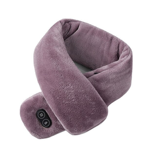 Women Men Soft Temperature Control Pain Relief Cervical Massage Shoulder Neck Wrap USB Heated Scarf Shawl Washable Winter Warm | Luxury Home Accessories | Heulog Glow