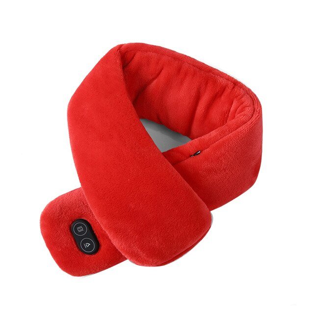 Women Men Soft Temperature Control Pain Relief Cervical Massage Shoulder Neck Wrap USB Heated Scarf Shawl Washable Winter Warm | Luxury Home Accessories | Heulog Glow