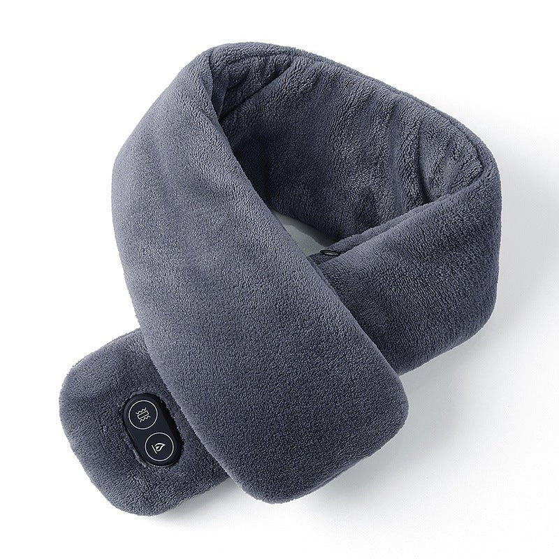 Women Men Soft Temperature Control Pain Relief Cervical Massage Shoulder Neck Wrap USB Heated Scarf Shawl Washable Winter Warm | Luxury Home Accessories | Heulog Glow