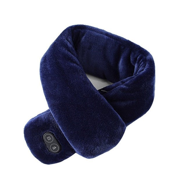 Women Men Soft Temperature Control Pain Relief Cervical Massage Shoulder Neck Wrap USB Heated Scarf Shawl Washable Winter Warm | Luxury Home Accessories | Heulog Glow
